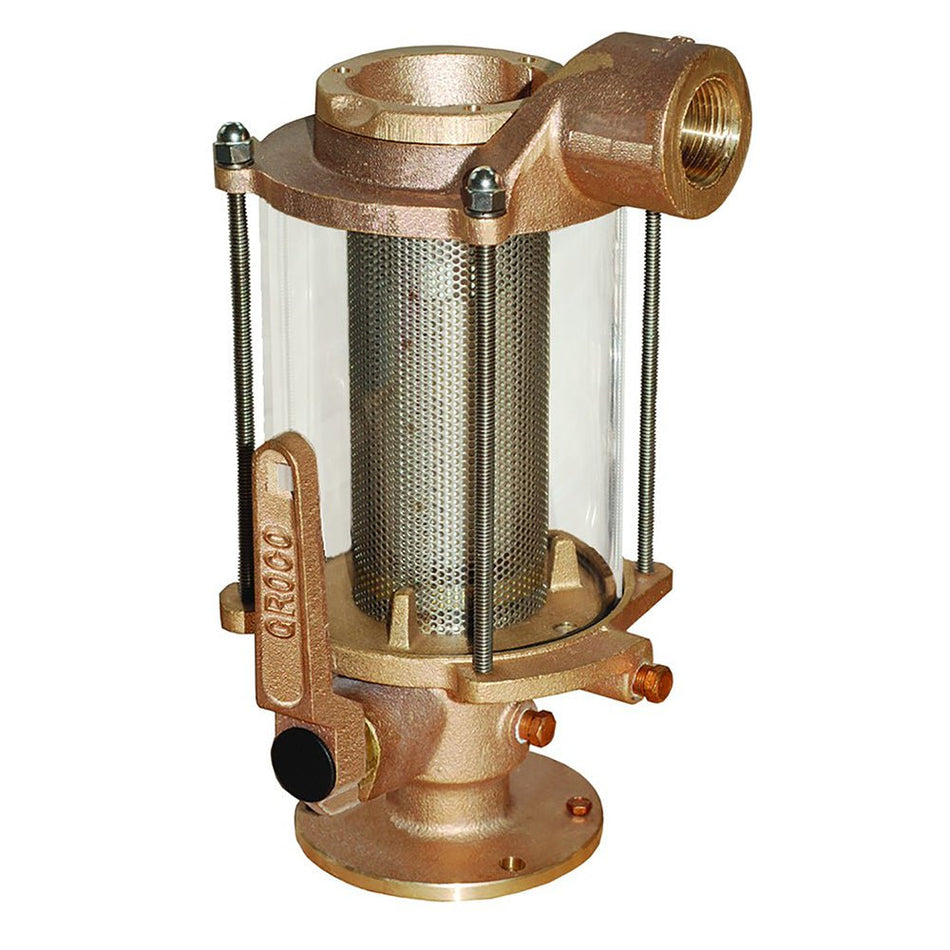GROCO 1" Ball Valve/Seacock & Raw Water Strainer Combo - Get Tight Gear