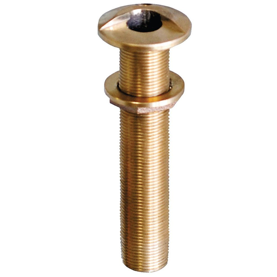 GROCO 1" Bronze Extra Long High Speed Thru - Hull Fitting w/Nut - Get Tight Gear
