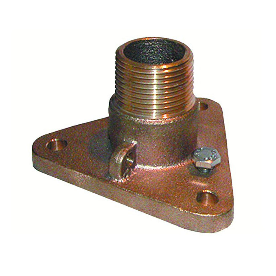 GROCO 1" Bronze NPS to NPT Flange Adapter - Get Tight Gear