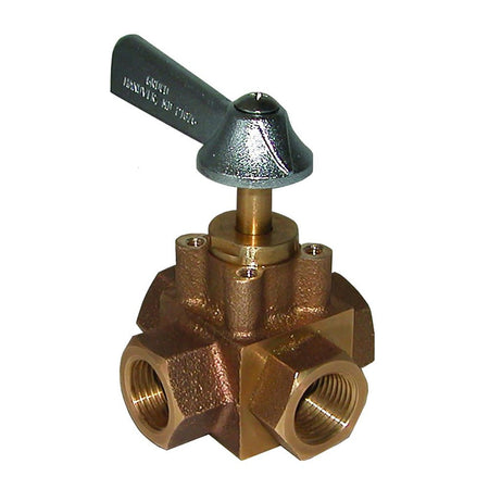 GROCO 1/2" 4 - Port Tank Selector Valve - Get Tight Gear