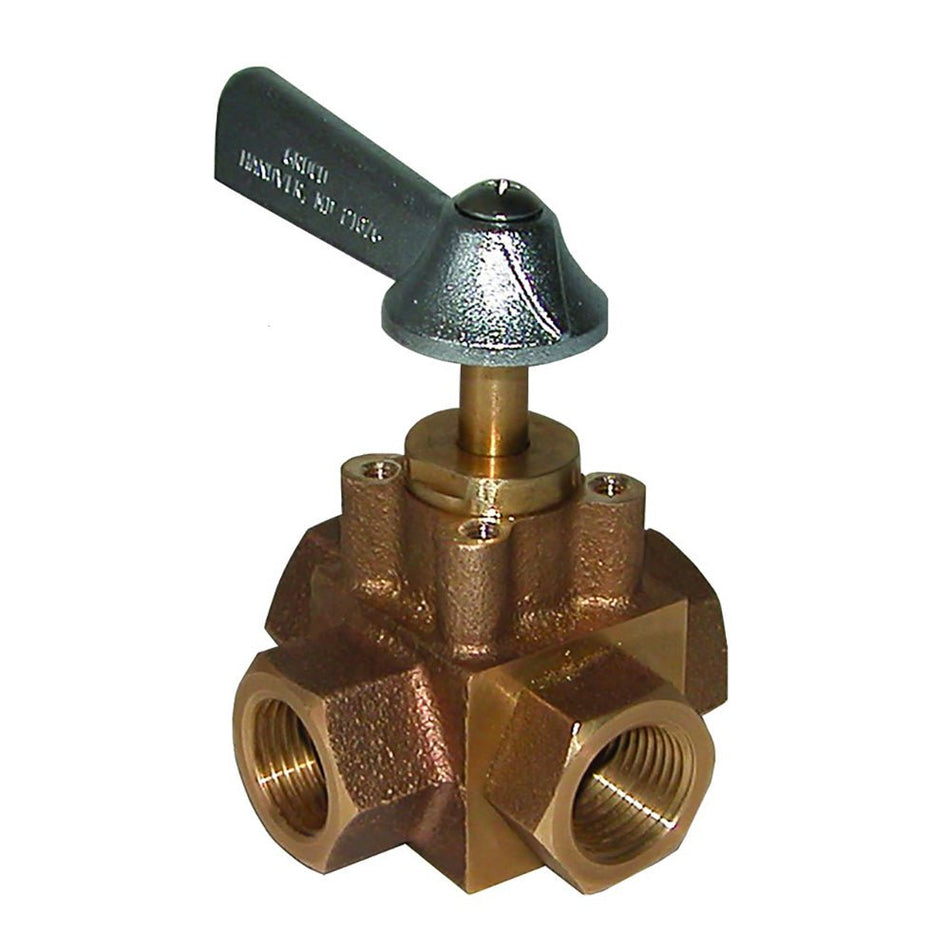 GROCO 1/2" 4 - Port Tank Selector Valve - Get Tight Gear