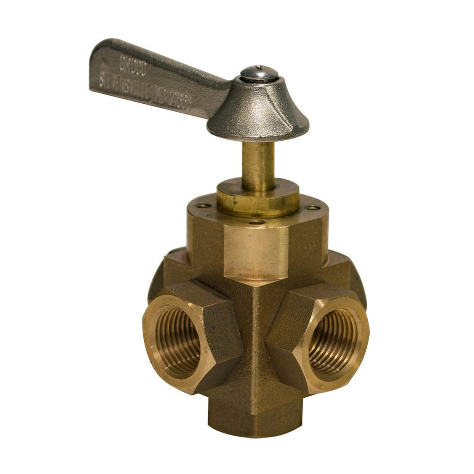 GROCO 1/2" 5 - Port Tank Selector Valve - Get Tight Gear