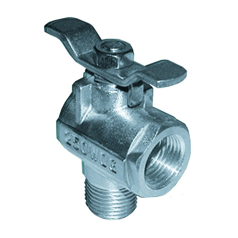 GROCO 1/2" NPT 90 Stainless Steel Fuel Valve - Get Tight Gear
