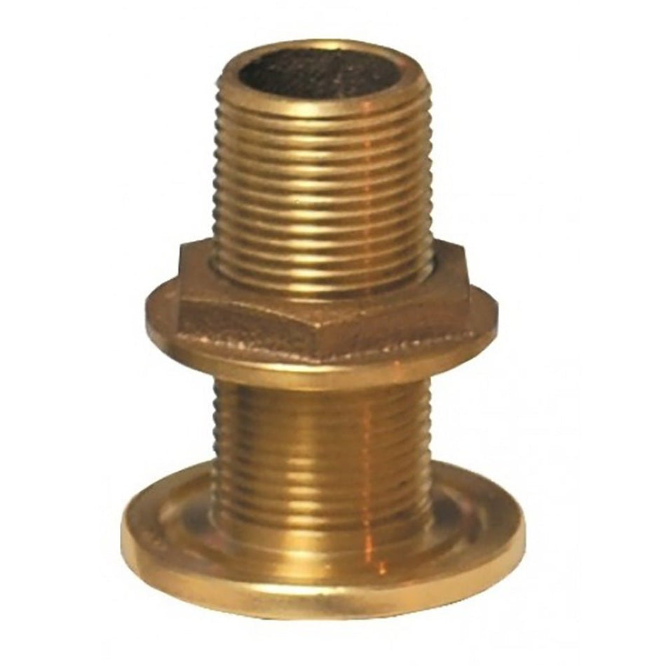 GROCO 2 - 1/2" Bronze Thru - Hull Fitting w/Nut - Get Tight Gear