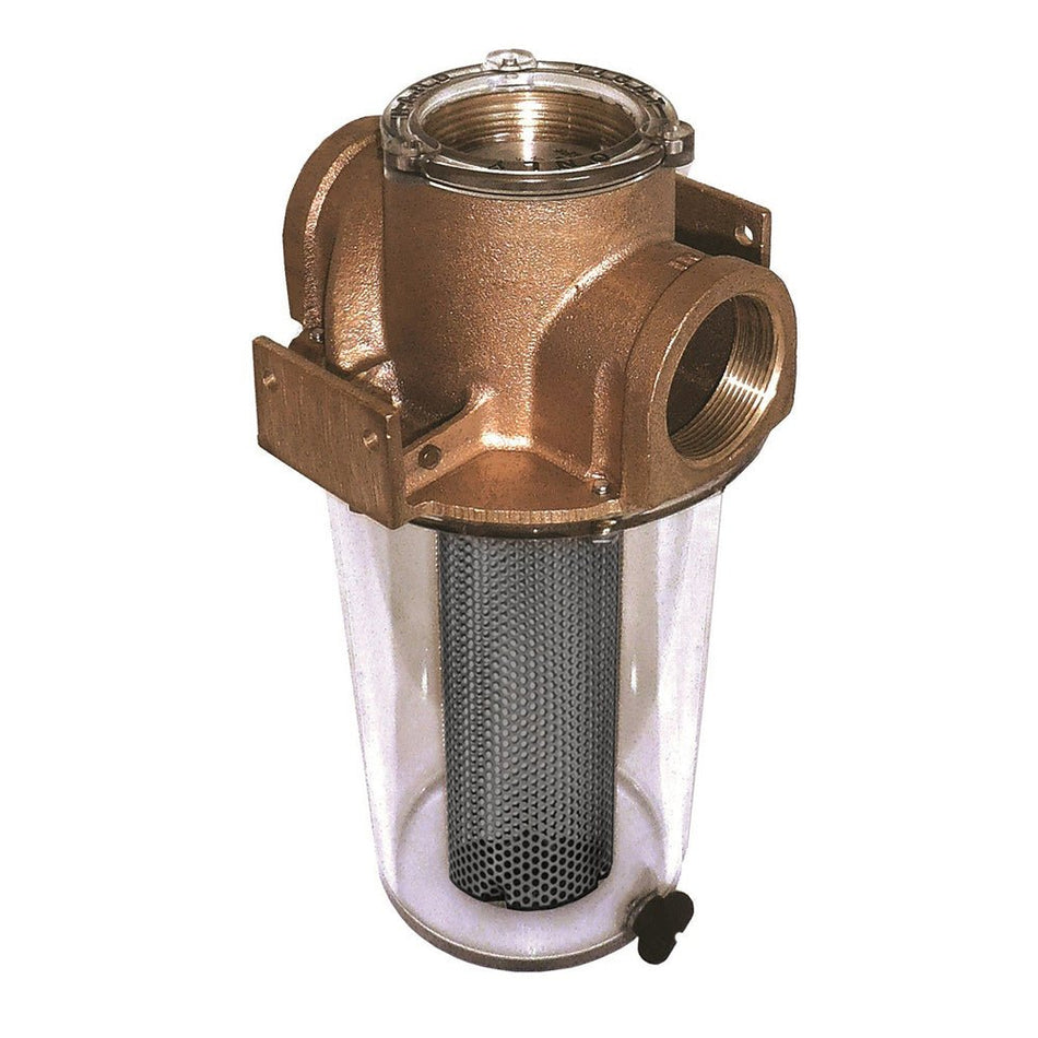 GROCO ARG - 755 Series 3/4" Raw Water Strainer w/Monel Basket - Get Tight Gear