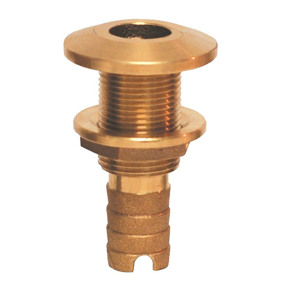 GROCO Bronze Hose Barb Thru - Hull Fitting - 1" - Get Tight Gear