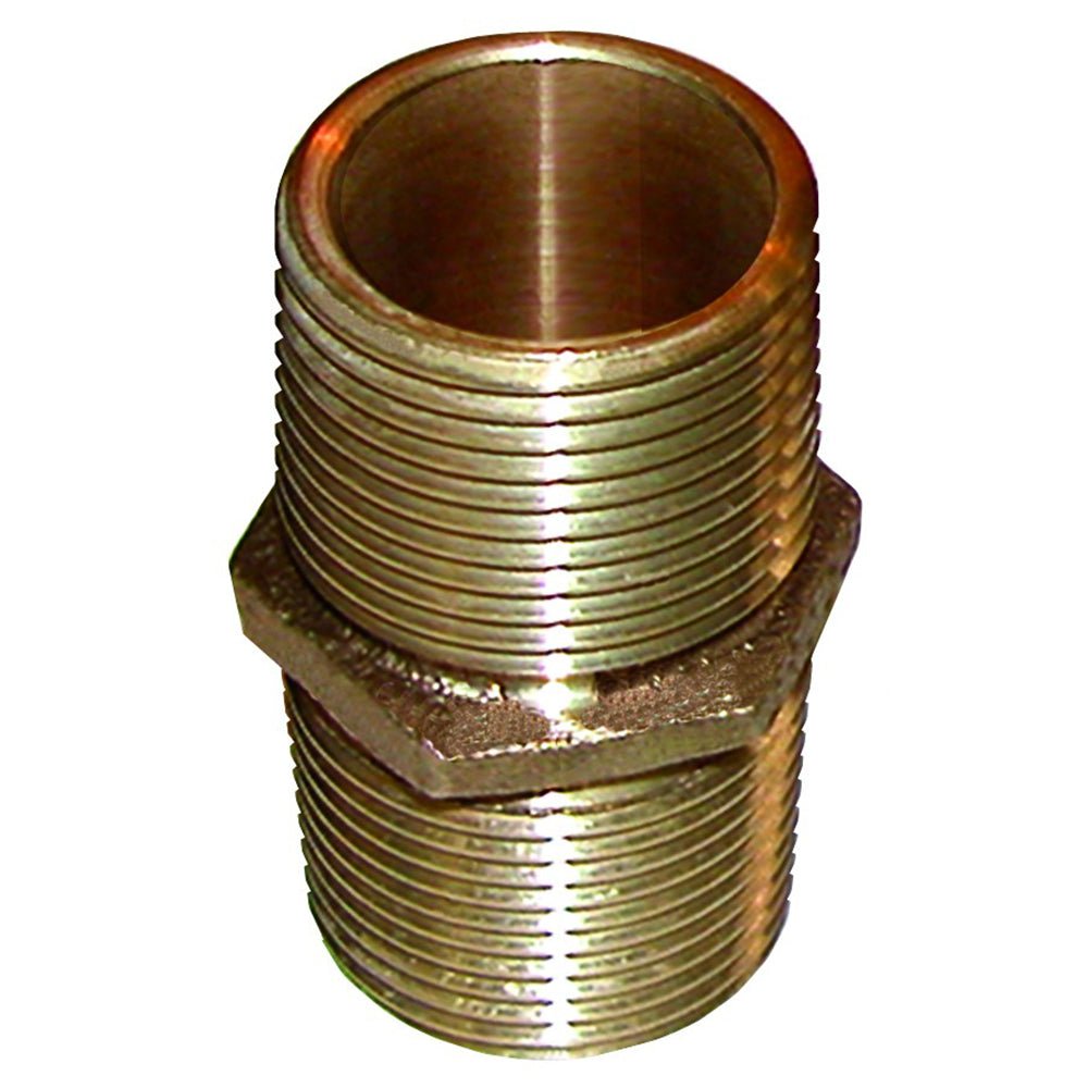 GROCO Bronze Pipe Nipple - 3/4" NPT - Get Tight Gear