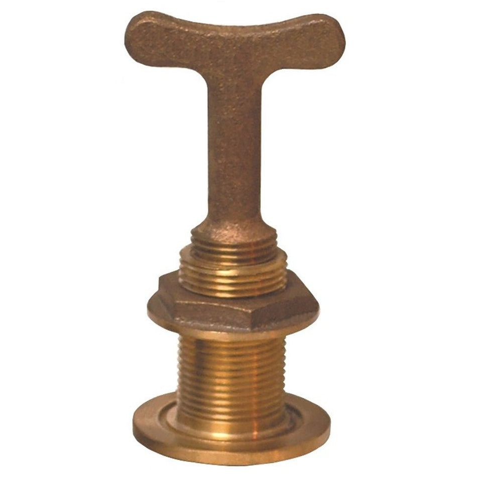 GROCO Garboard Drain w/Inside T - Handle Plug - Get Tight Gear