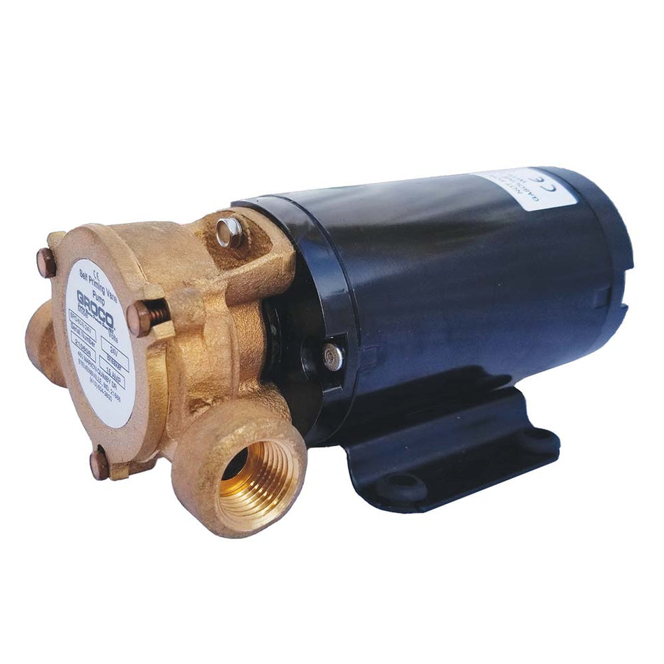 GROCO Heavy Duty Positive Displacement Vane Pump - 12V - Get Tight Gear