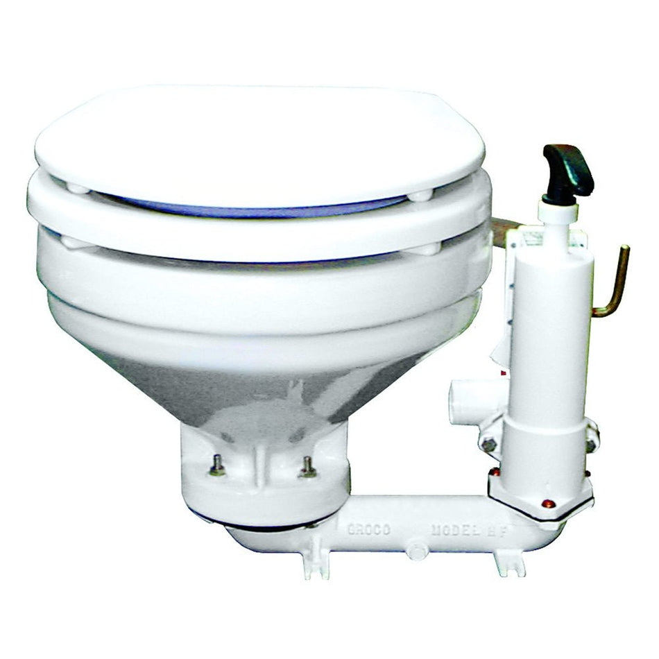 GROCO HF Series Hand Operated Marine Toilet - Get Tight Gear