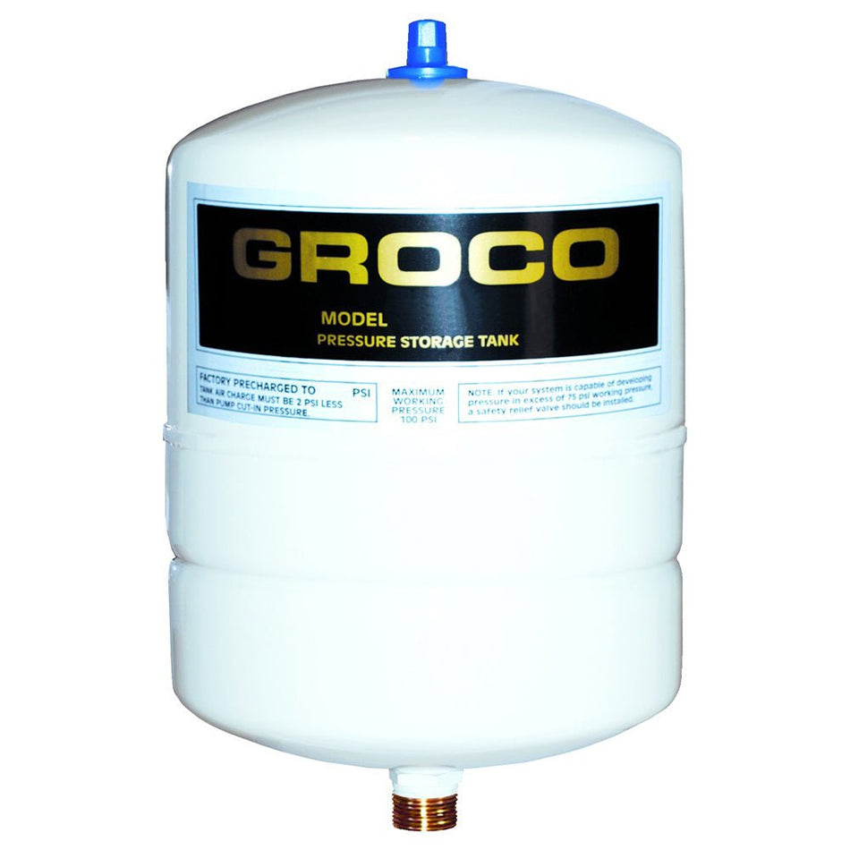 GROCO Pressure Storage Tank - 0.5 Gallon Drawdown - Get Tight Gear
