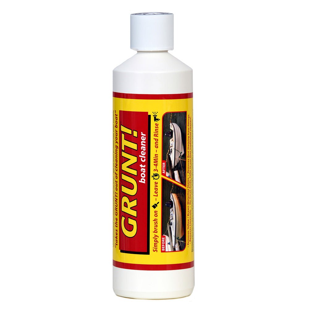 GRUNT! 16oz Boat Cleaner - Removes Waterline & Rust Stains - Get Tight Gear