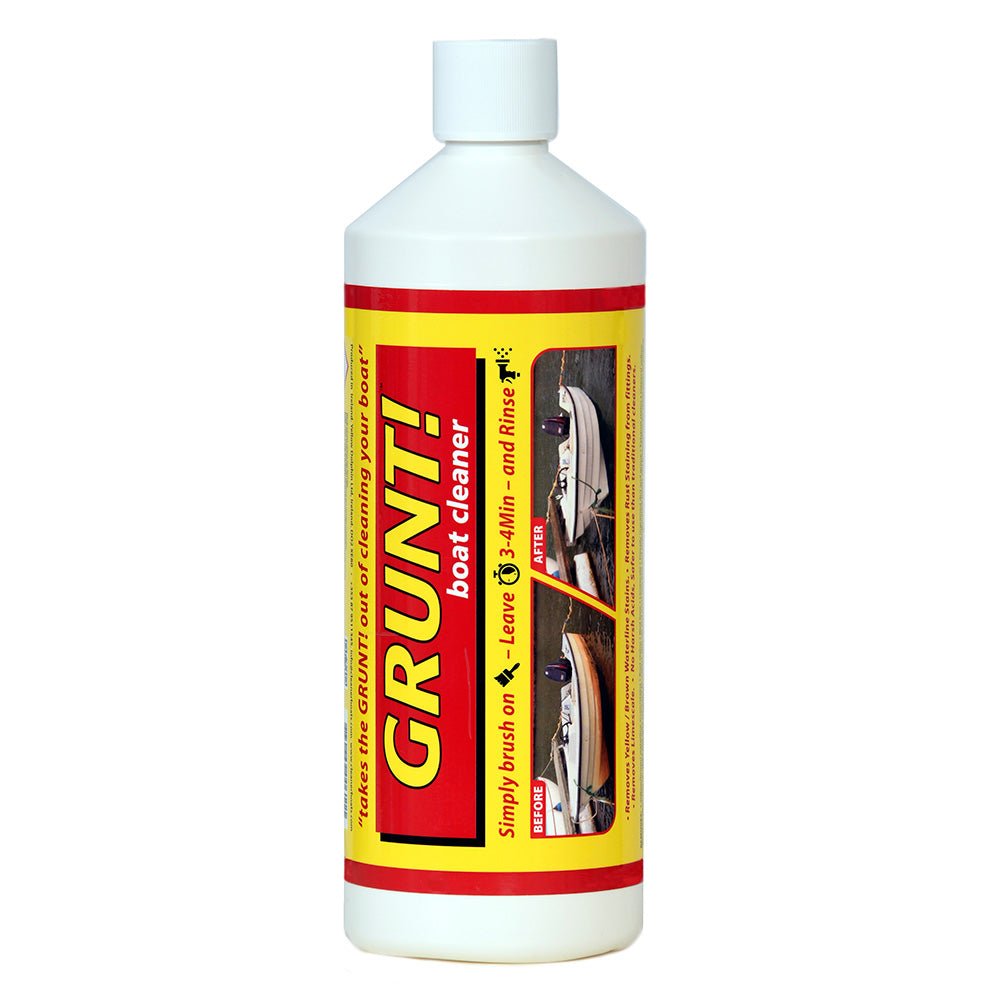 GRUNT! 32oz Boat Cleaner - Removes Waterline & Rust Stains - Get Tight Gear