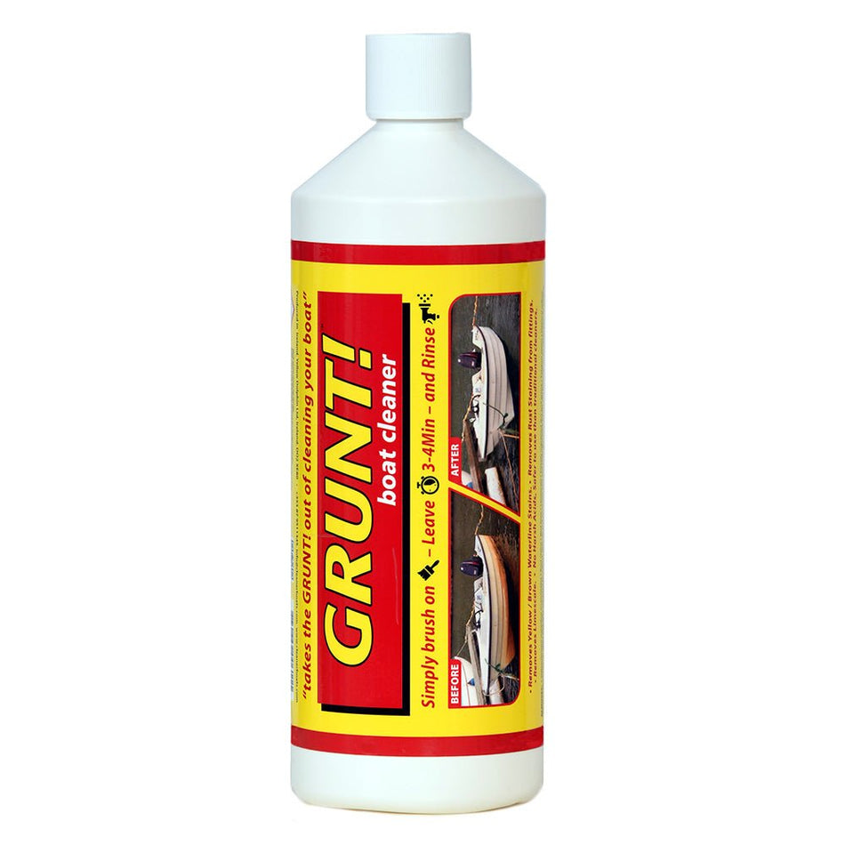 GRUNT! 32oz Boat Cleaner - Removes Waterline & Rust Stains - Get Tight Gear