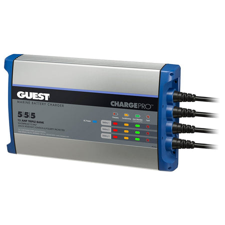 Guest On - Board Battery Charger 15A / 12V - 3 Bank - 120V Input - Get Tight Gear