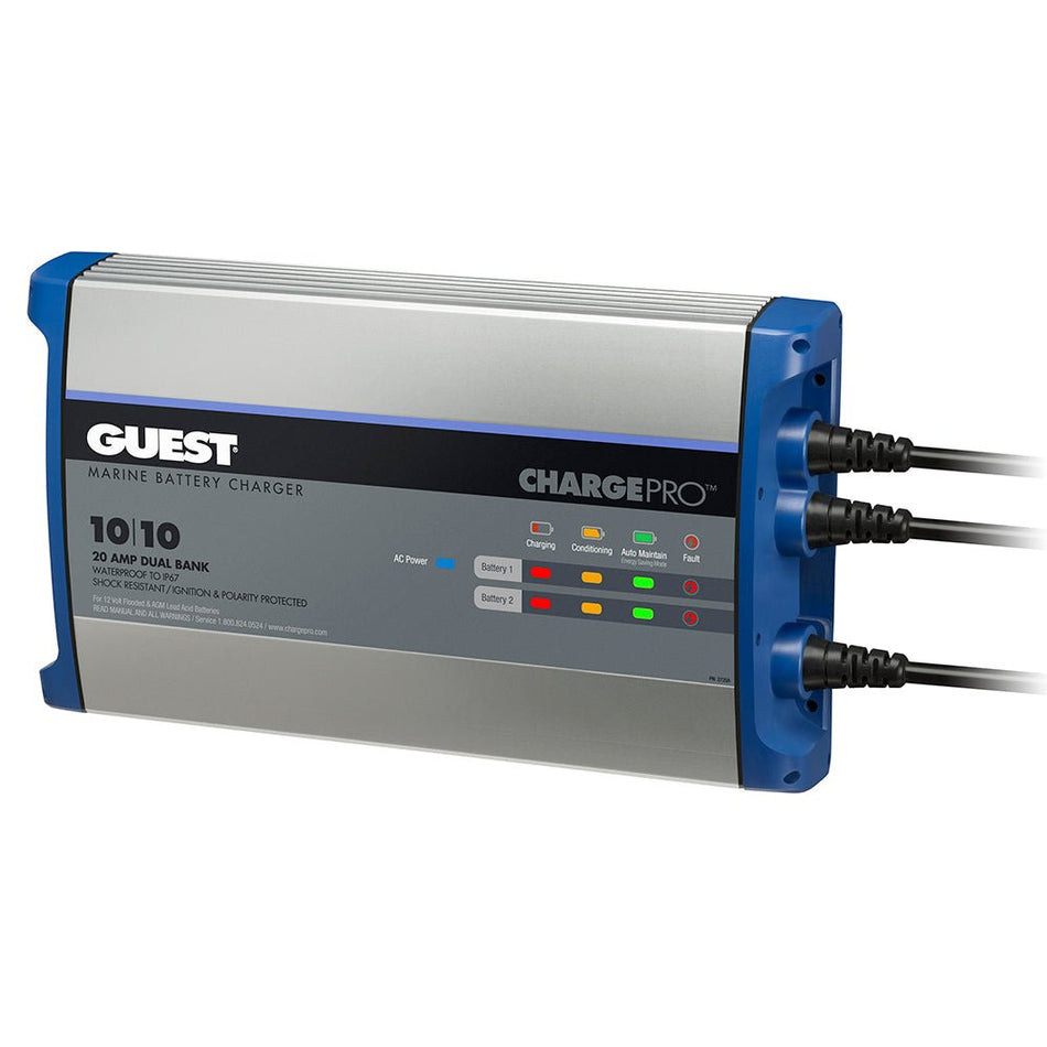 Guest On - Board Battery Charger 20A / 12V - 2 Bank - 120V Input - Get Tight Gear