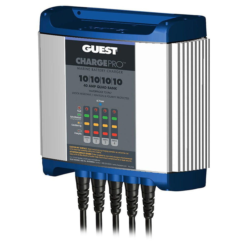 Guest On - Board Battery Charger 40A / 12V - 4 Bank - 120V Input - Get Tight Gear