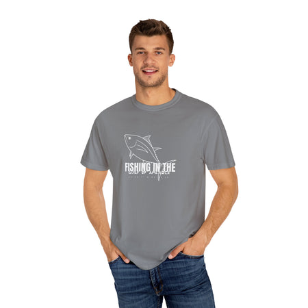 Gulf Of America Fishing Adventure Unisex Garment - Dyed T-shirt - Get Tight Gear
