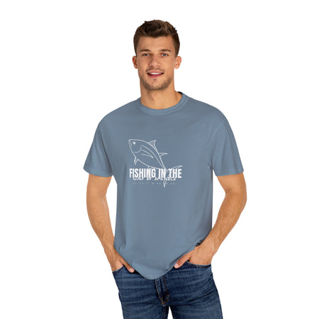 Gulf Of America Fishing Adventure Unisex Garment - Dyed T-shirt - Get Tight Gear
