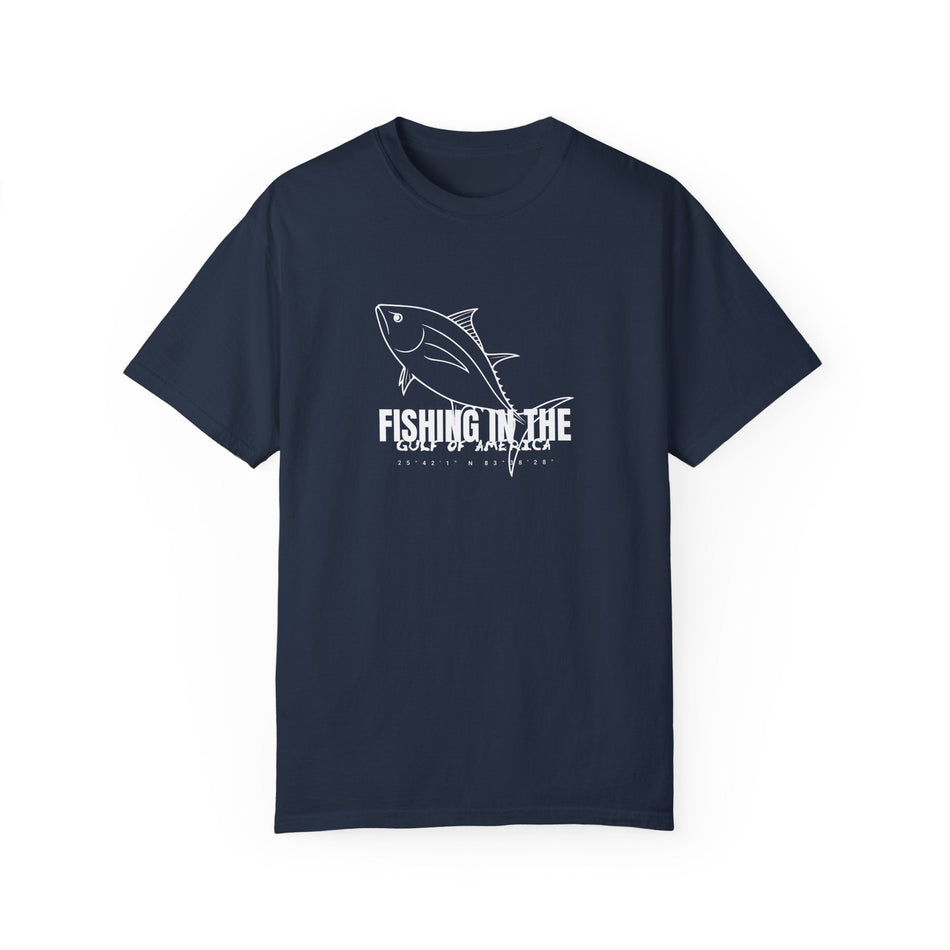 Gulf Of America Fishing Adventure Unisex Garment - Dyed T-shirt - Get Tight Gear