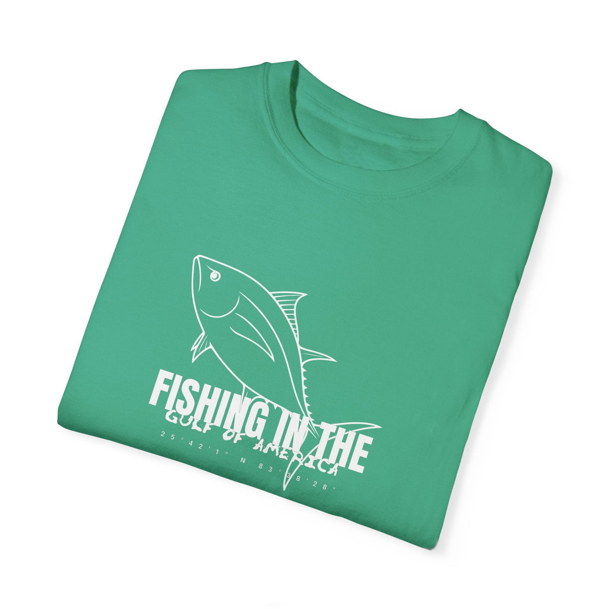 Gulf Of America Fishing Adventure Unisex Garment - Dyed T-shirt - Get Tight Gear