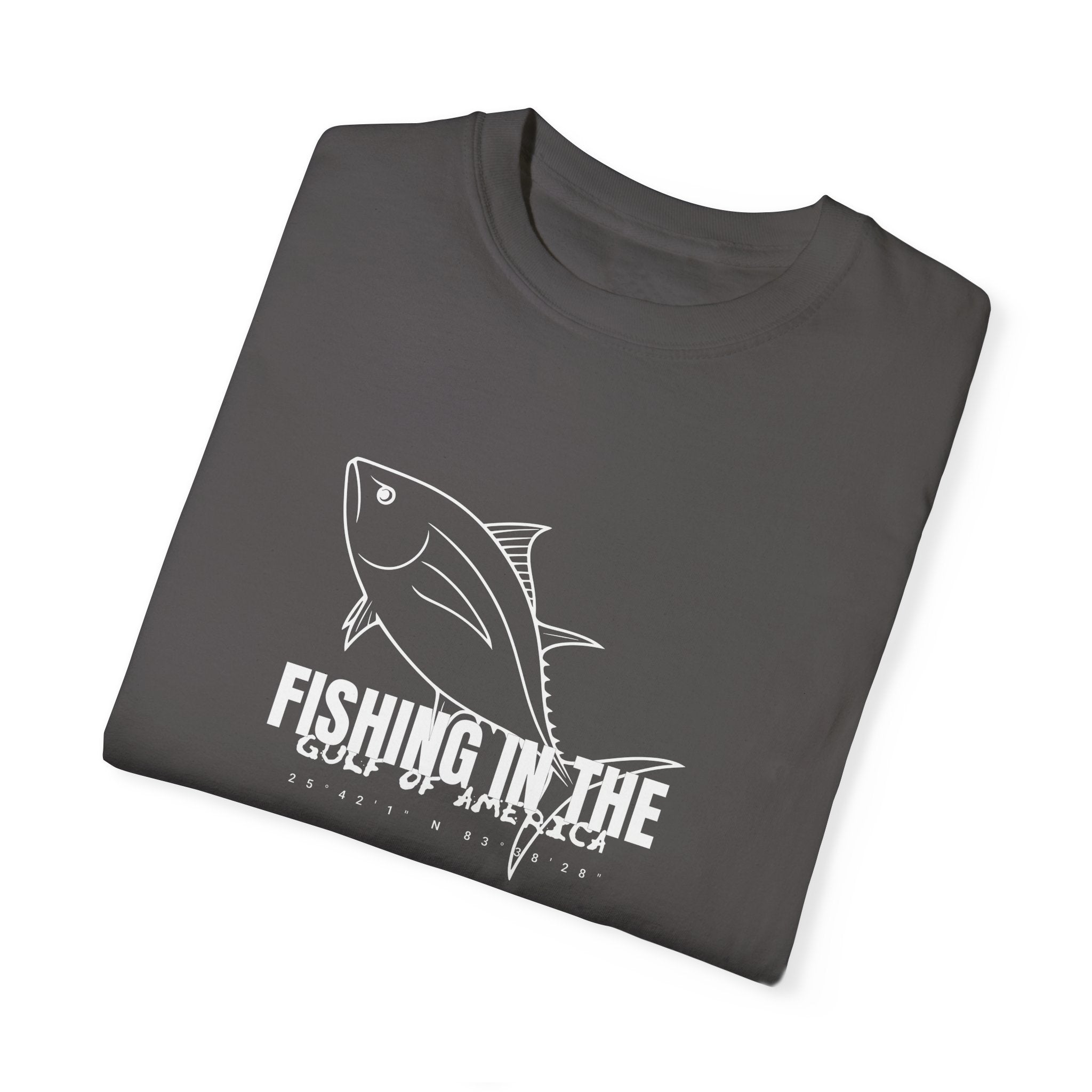 Gulf Of America Fishing Adventure Unisex Garment - Dyed T-shirt - Get Tight Gear