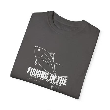 Gulf Of America Fishing Adventure Unisex Garment - Dyed T-shirt - Get Tight Gear