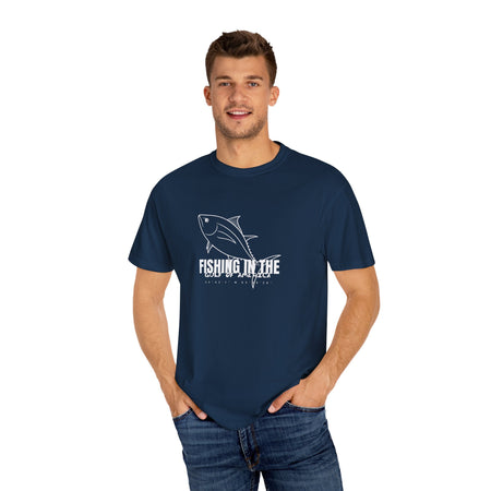 Gulf Of America Fishing Adventure Unisex Garment - Dyed T-shirt - Get Tight Gear