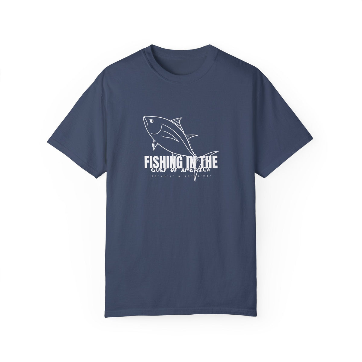 Gulf Of America Fishing Adventure Unisex Garment - Dyed T-shirt - Get Tight Gear