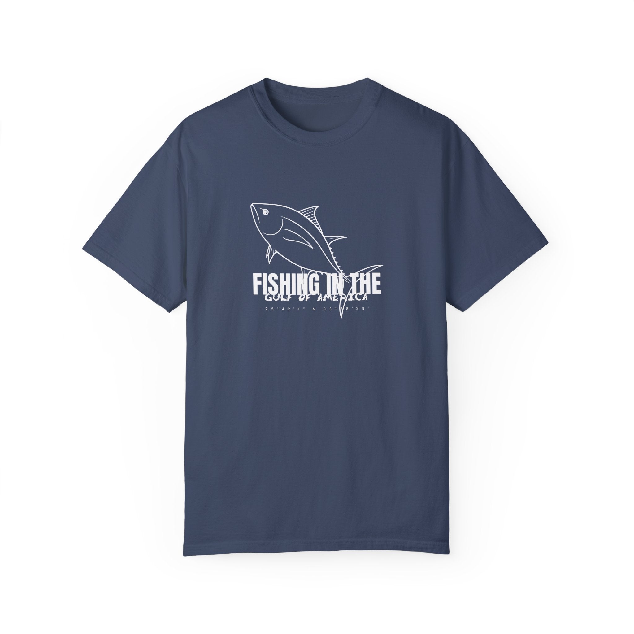 Gulf Of America Fishing Adventure Unisex Garment - Dyed T-shirt - Get Tight Gear