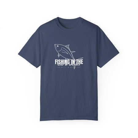 Gulf Of America Fishing Adventure Unisex Garment - Dyed T-shirt - Get Tight Gear