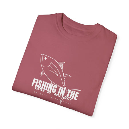 Gulf Of America Fishing Adventure Unisex Garment - Dyed T-shirt - Get Tight Gear