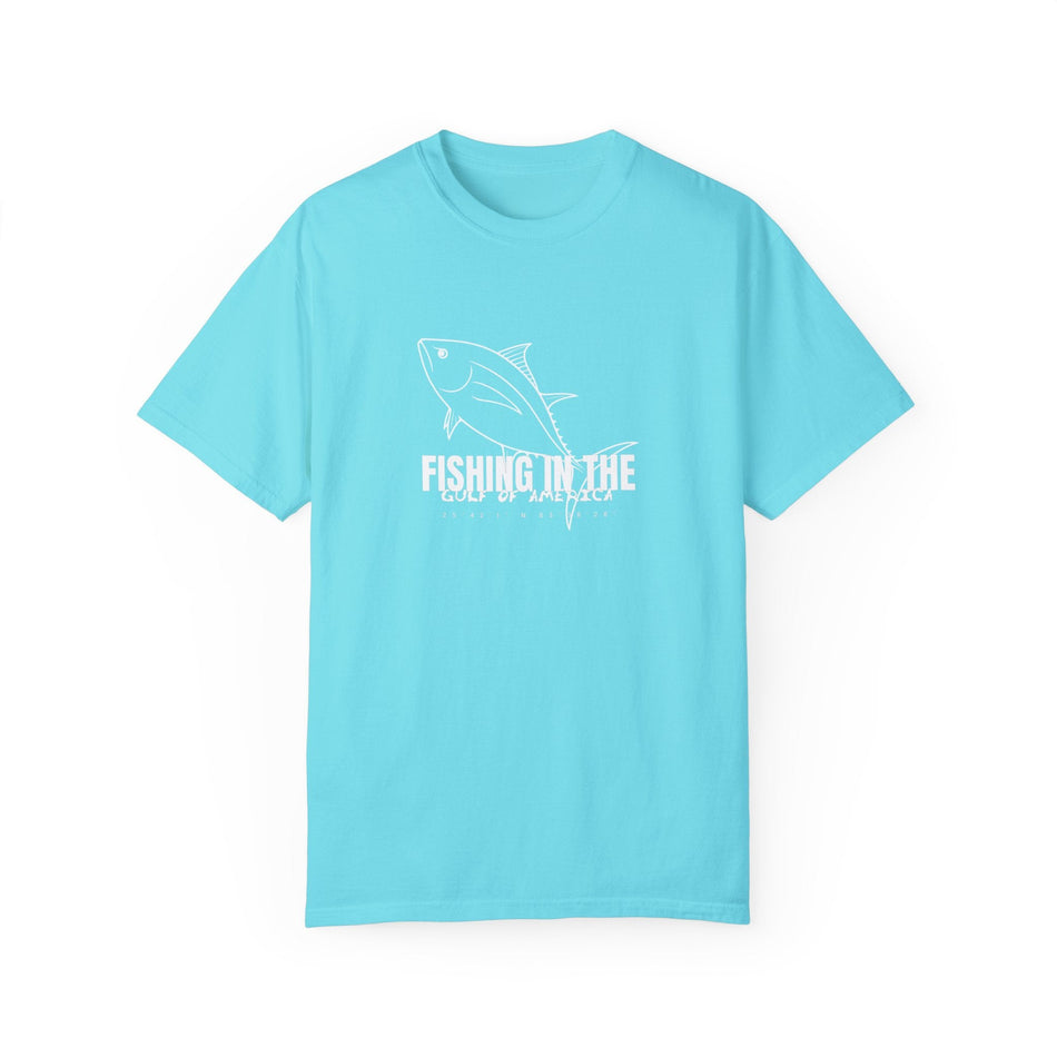 Gulf Of America Fishing Adventure Unisex Garment - Dyed T-shirt - Get Tight Gear