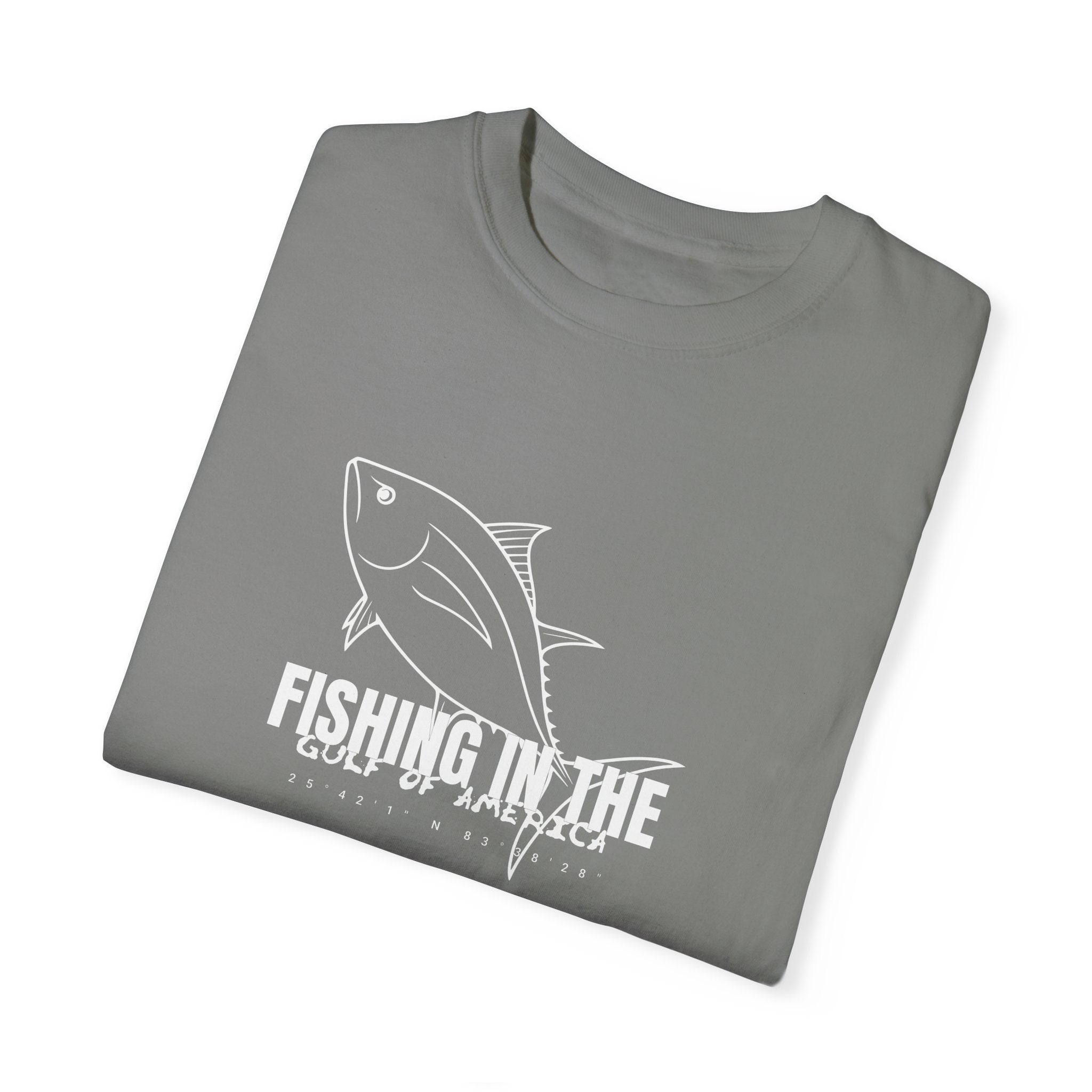 Gulf Of America Fishing Adventure Unisex Garment - Dyed T-shirt - Get Tight Gear