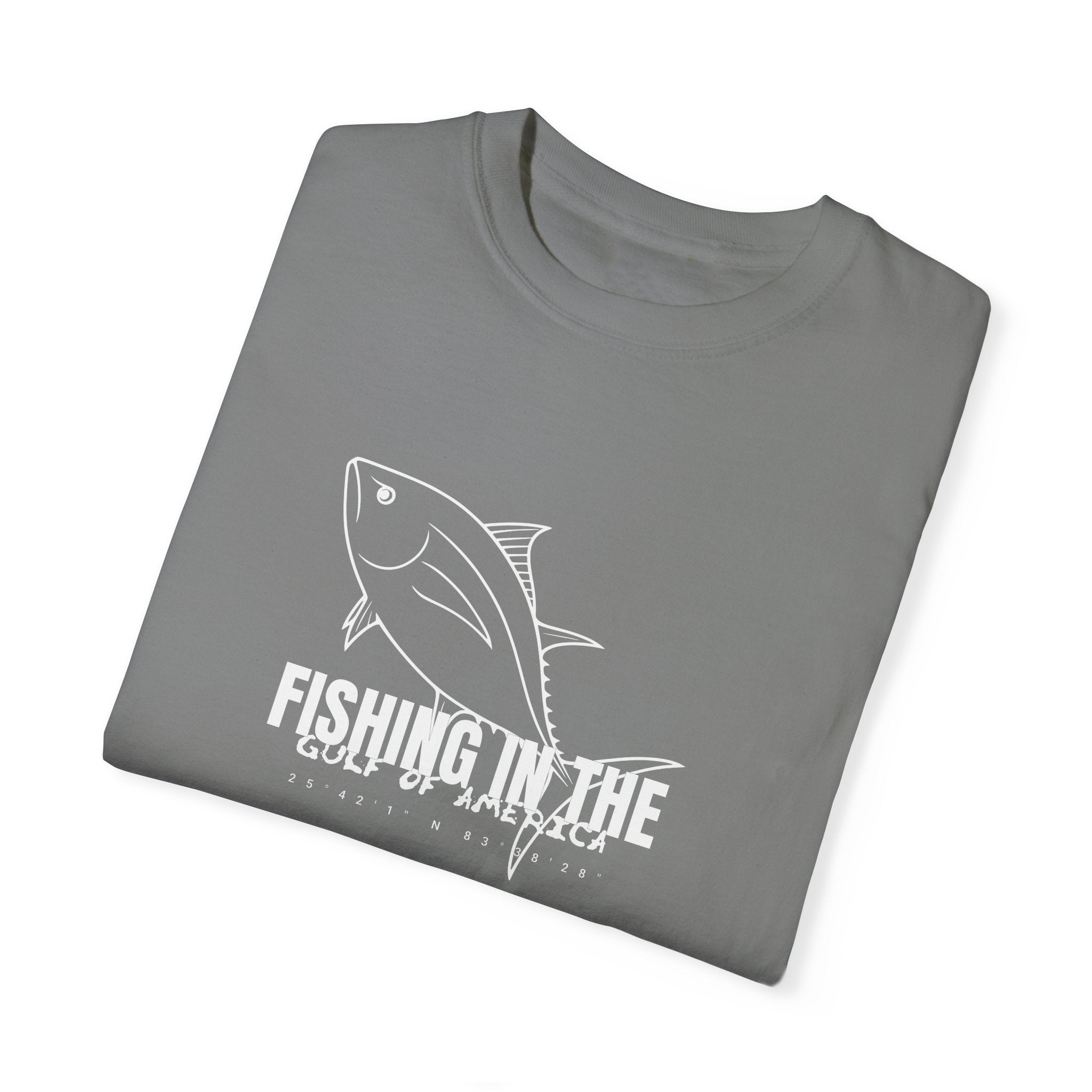 Gulf Of America Fishing Adventure Unisex Garment - Dyed T-shirt - Get Tight Gear