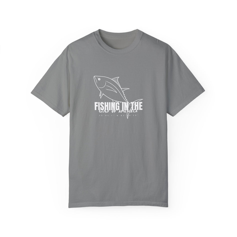 Gulf Of America Fishing Adventure Unisex Garment - Dyed T-shirt - Get Tight Gear