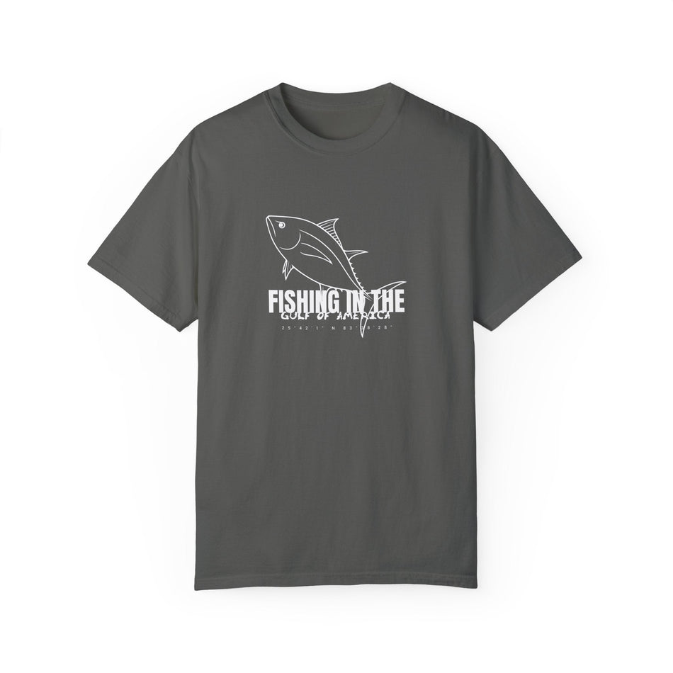 Gulf Of America Fishing Adventure Unisex Garment - Dyed T-shirt - Get Tight Gear