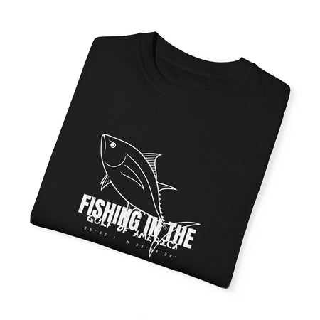 Gulf Of America Fishing Adventure Unisex Garment - Dyed T-shirt - Get Tight Gear