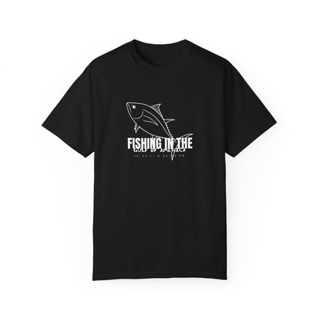 Gulf Of America Fishing Adventure Unisex Garment - Dyed T-shirt - Get Tight Gear