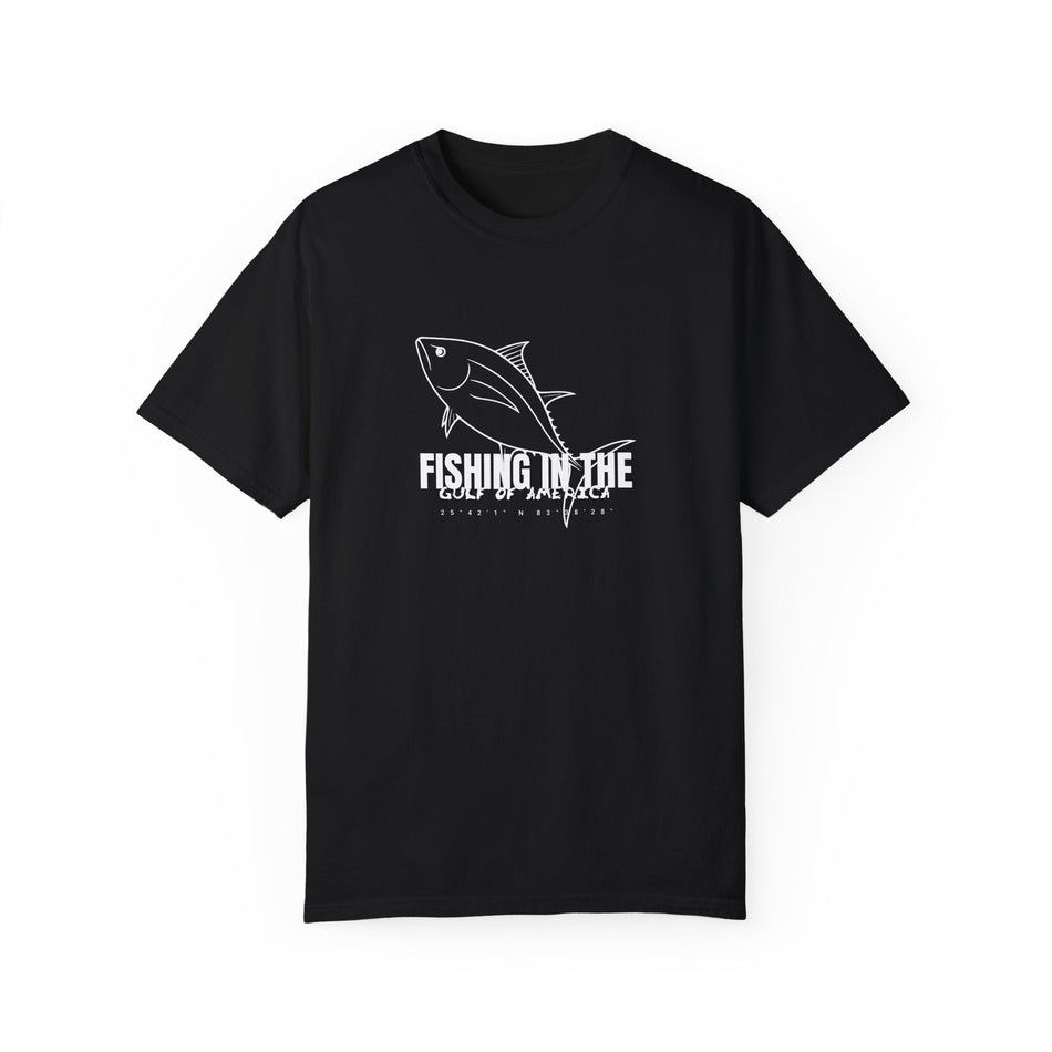 Gulf Of America Fishing Adventure Unisex Garment - Dyed T-shirt - Get Tight Gear