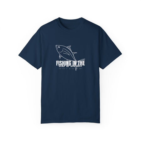 Gulf Of America Fishing Adventure Unisex Garment - Dyed T-shirt - Get Tight Gear