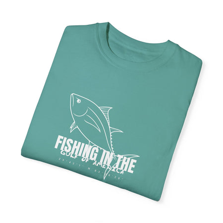 Gulf Of America Fishing Adventure Unisex Garment - Dyed T-shirt - Get Tight Gear