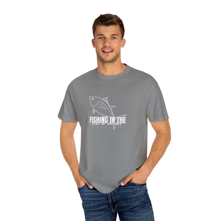 Gulf Of America Fishing Adventure Unisex Garment - Dyed T-shirt - Get Tight Gear