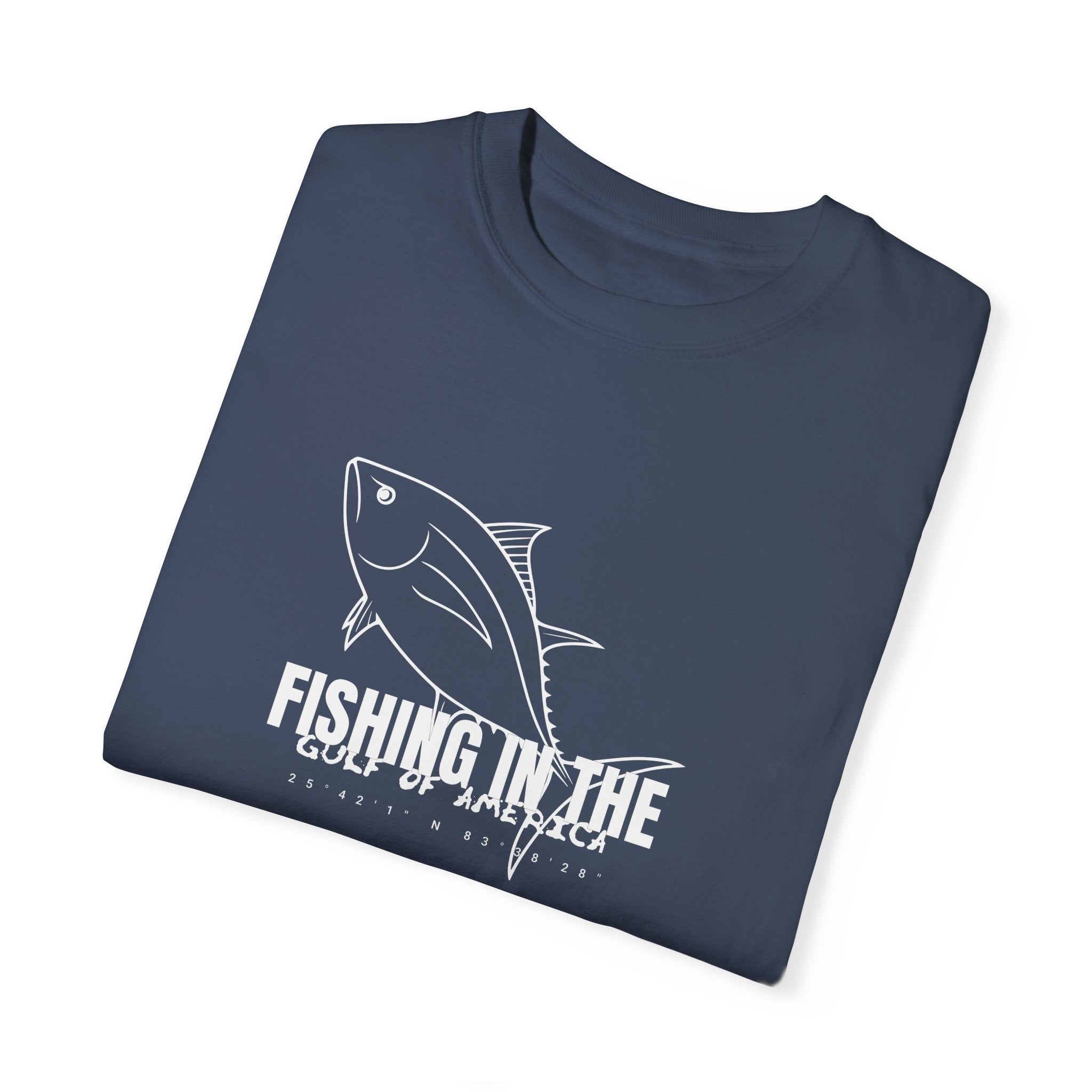 Gulf Of America Fishing Adventure Unisex Garment - Dyed T-shirt - Get Tight Gear