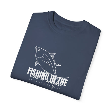 Gulf Of America Fishing Adventure Unisex Garment - Dyed T-shirt - Get Tight Gear