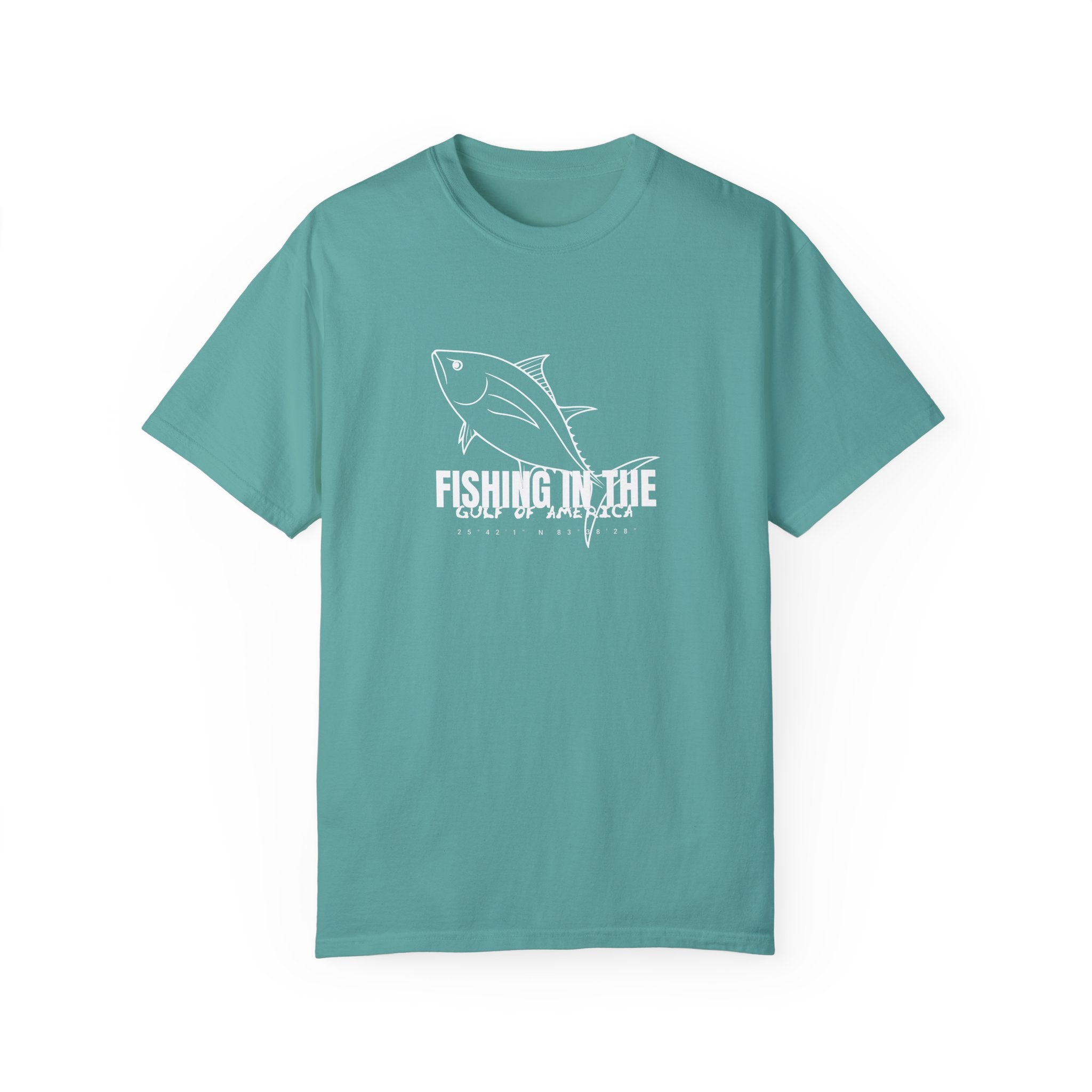 Gulf Of America Fishing Adventure Unisex Garment - Dyed T-shirt - Get Tight Gear