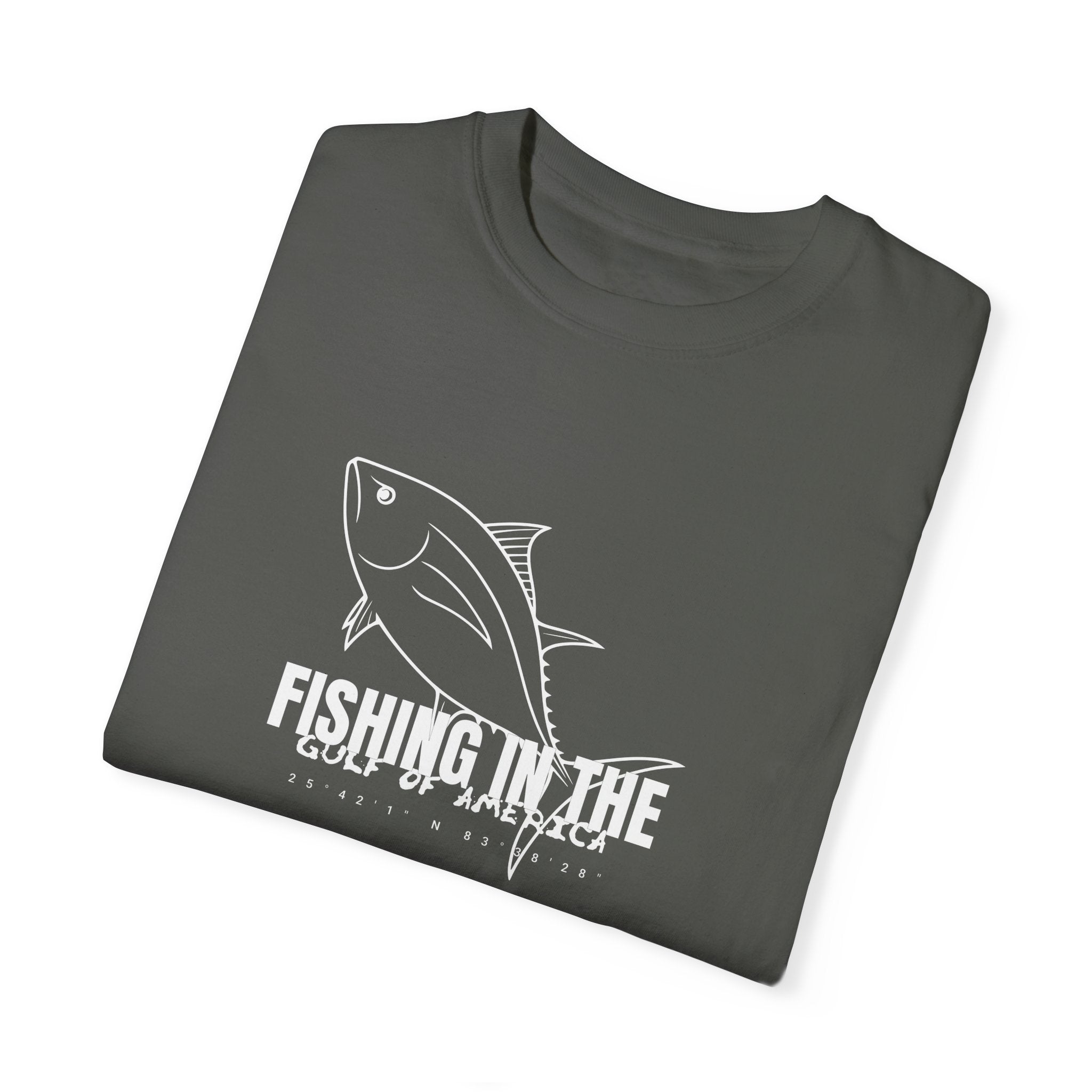 Gulf Of America Fishing Adventure Unisex Garment - Dyed T-shirt - Get Tight Gear