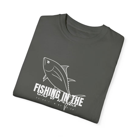 Gulf Of America Fishing Adventure Unisex Garment - Dyed T-shirt - Get Tight Gear