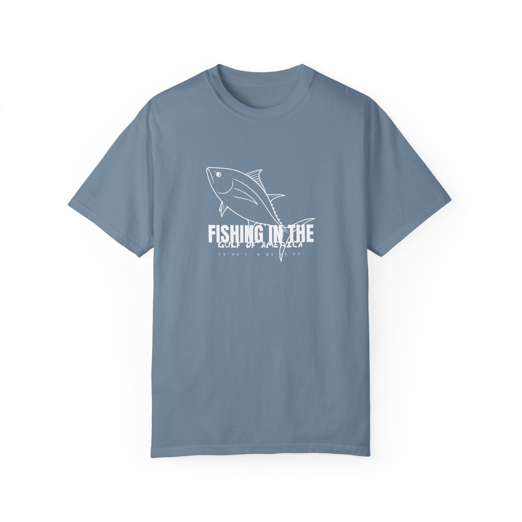 Gulf Of America Fishing Adventure Unisex Garment - Dyed T-shirt - Get Tight Gear