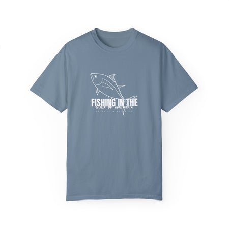 Gulf Of America Fishing Adventure Unisex Garment - Dyed T-shirt - Get Tight Gear